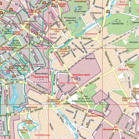 МІНСК ГІСТАРЫЧНЫ. КАРТА-ДАВЕДНІК