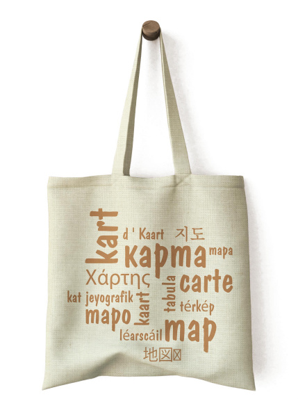 картинка СУМКА-ШОППЕР "КАРТА"