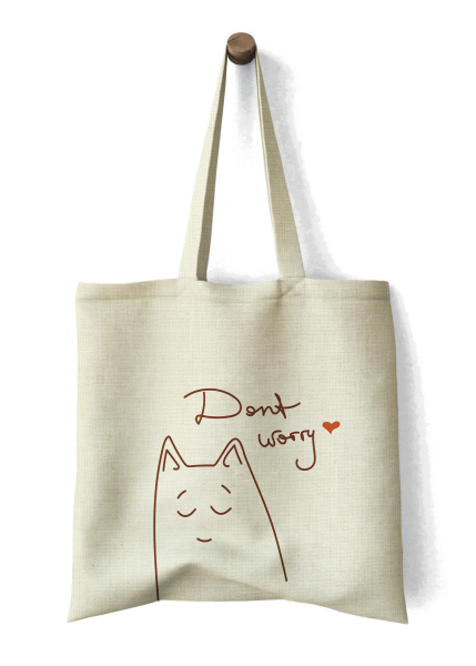 картинка СУМКА-ШОППЕР "КОТИК"